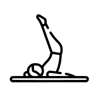 Person in headstand pose illustration
